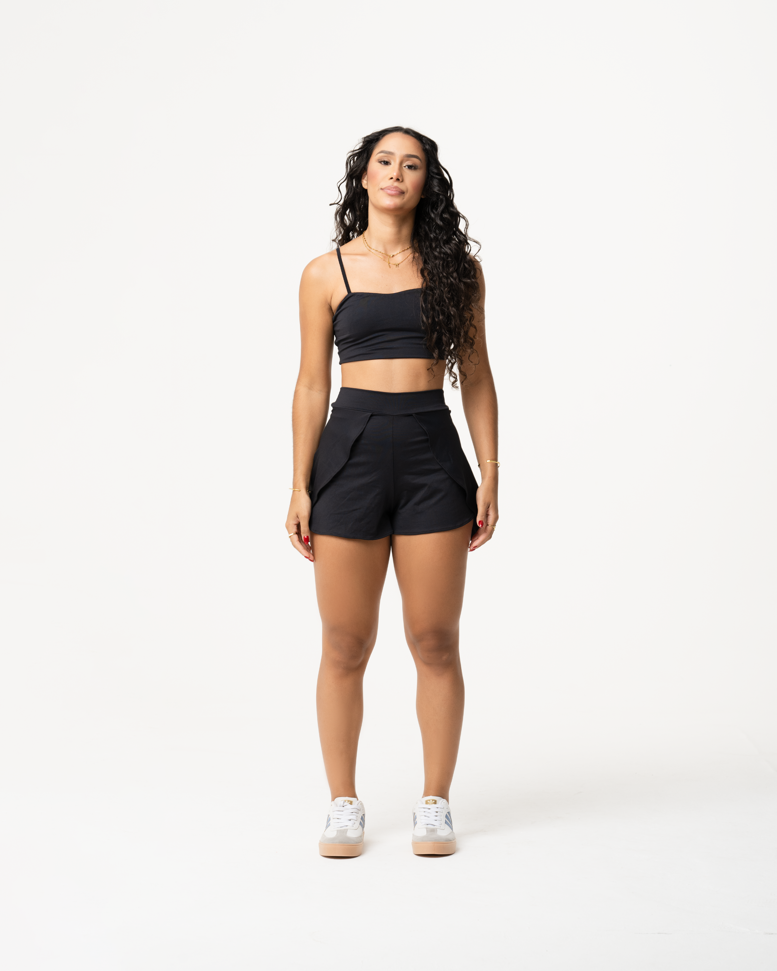Conjunto Short-Saia Bloom