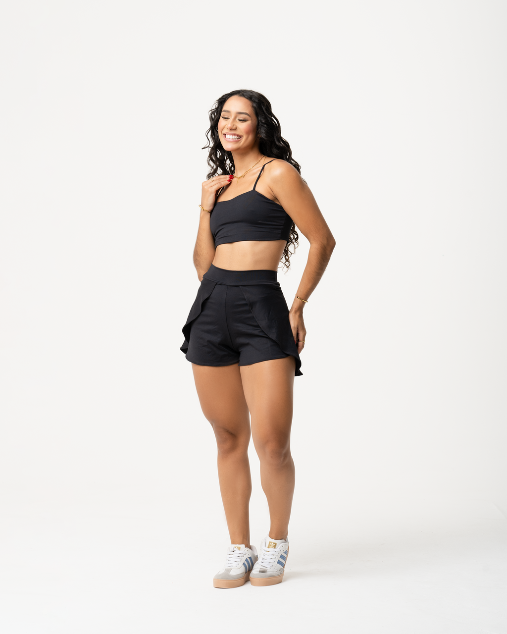 Conjunto Short-Saia Bloom